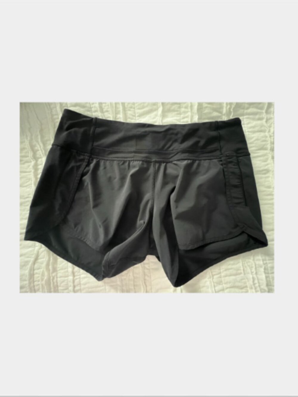 Lululemon Speed Up Lined Running Shorts - Black - Size 6